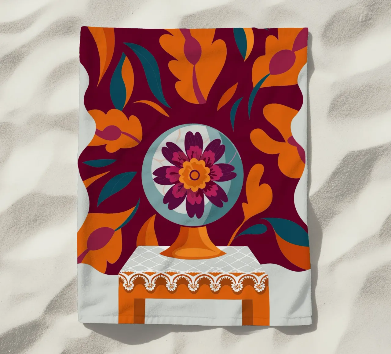 Fiore telo mare da HAPPY SHOP