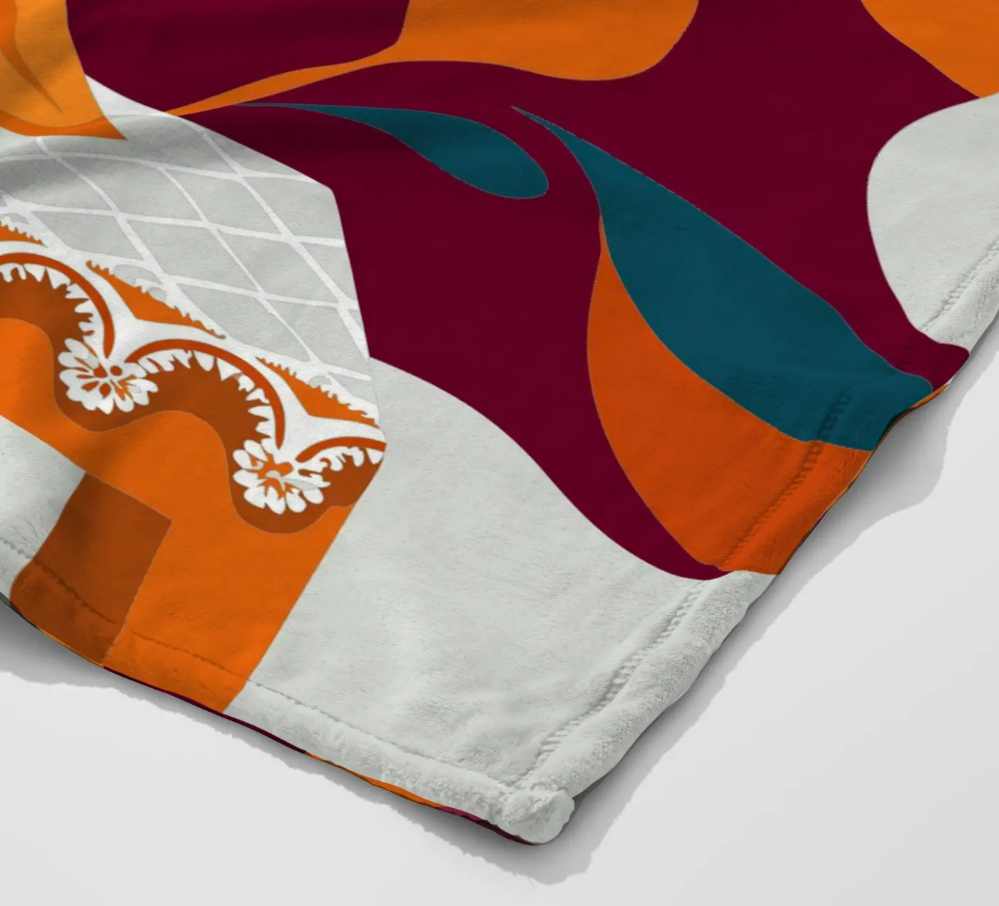 Bloem fleecedeken van HAPPY SHOP