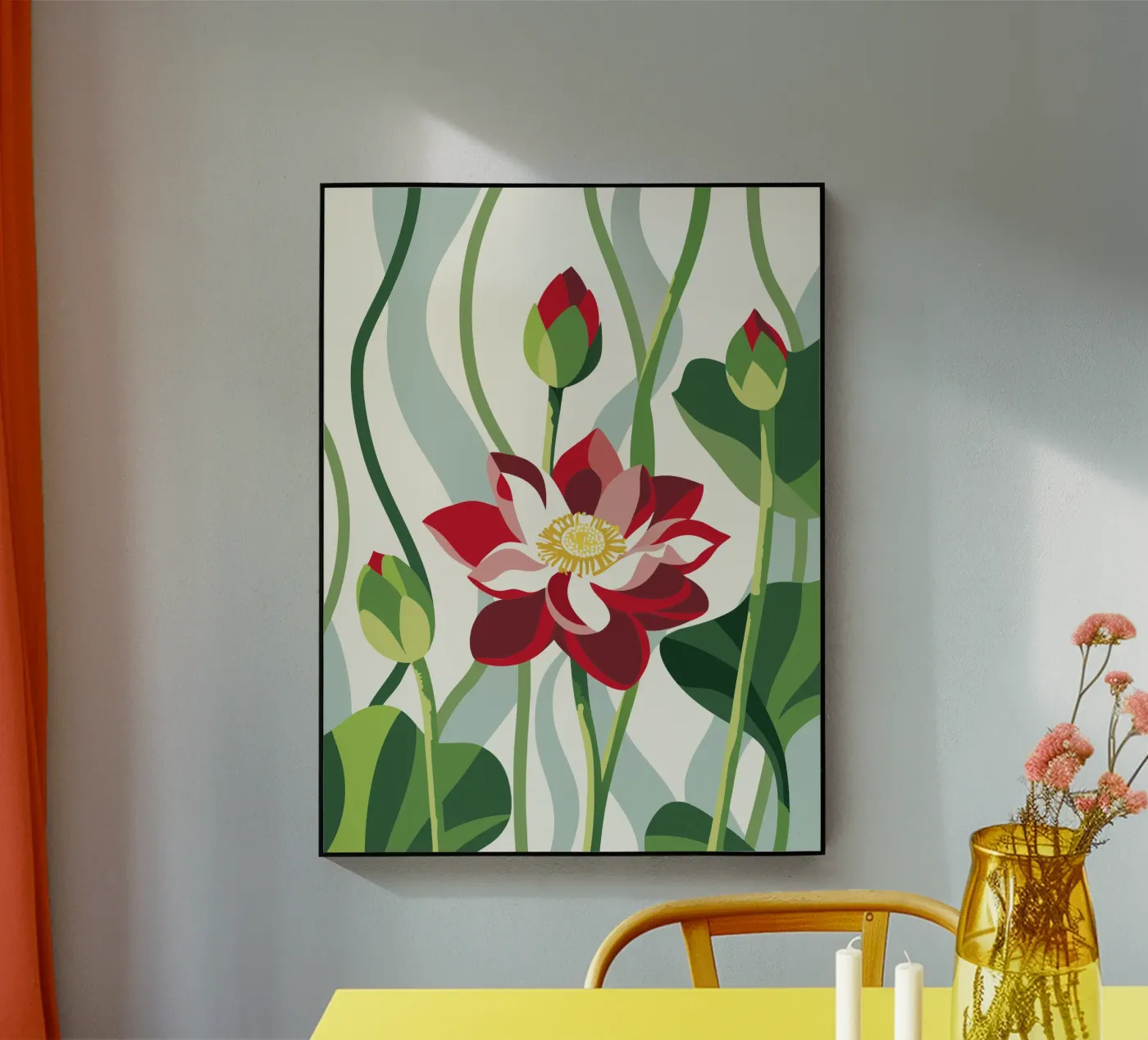 Fiore cambogiano plexiglass da HAPPY SHOP