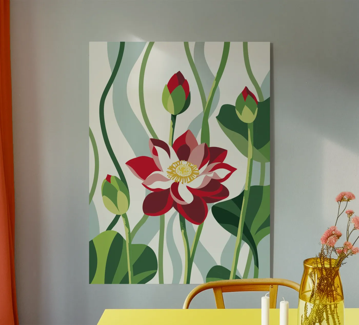 Fiore cambogiano plexiglass da HAPPY SHOP