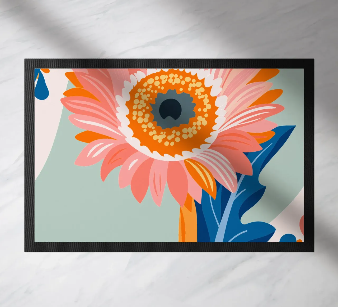 Sunflower doormat by HAPPY SHOP