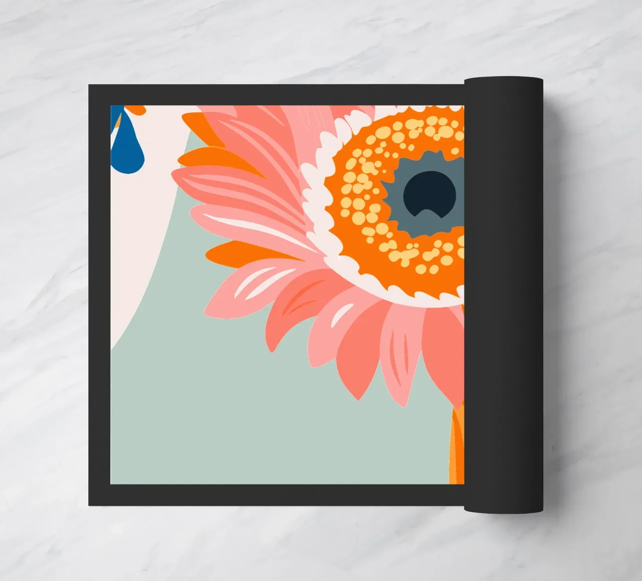 Sunflower doormat by HAPPY SHOP