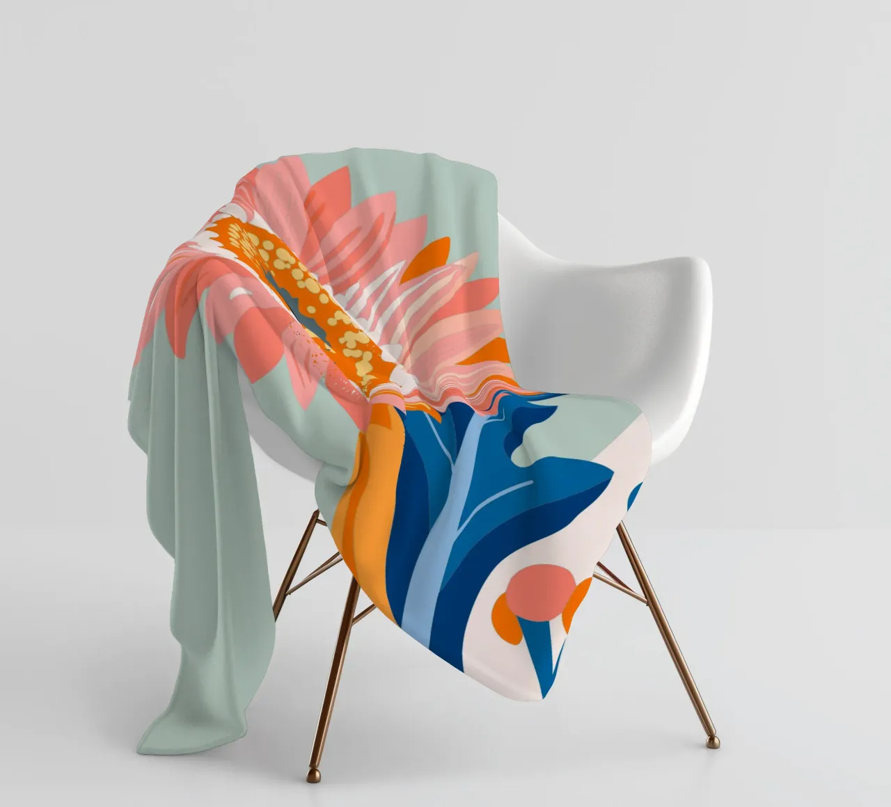 Sonnenblume Fleecedecke von HAPPY SHOP