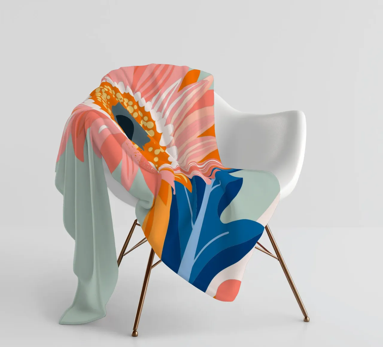 Sonnenblume Fleecedecke von HAPPY SHOP