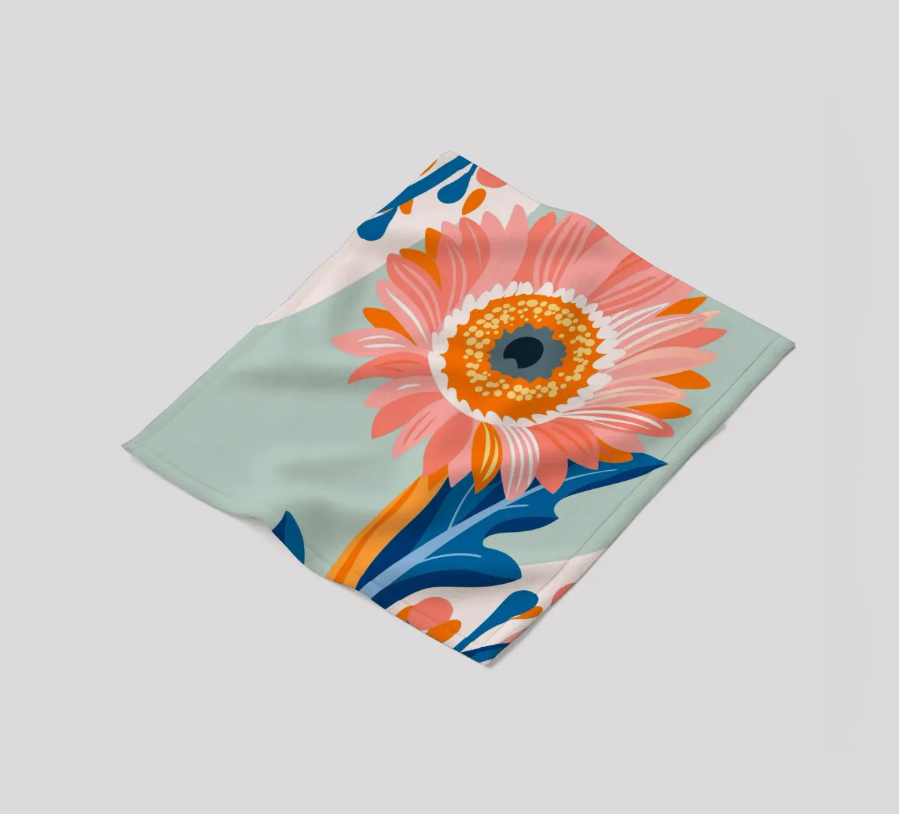 Sonnenblume Fleecedecke von HAPPY SHOP