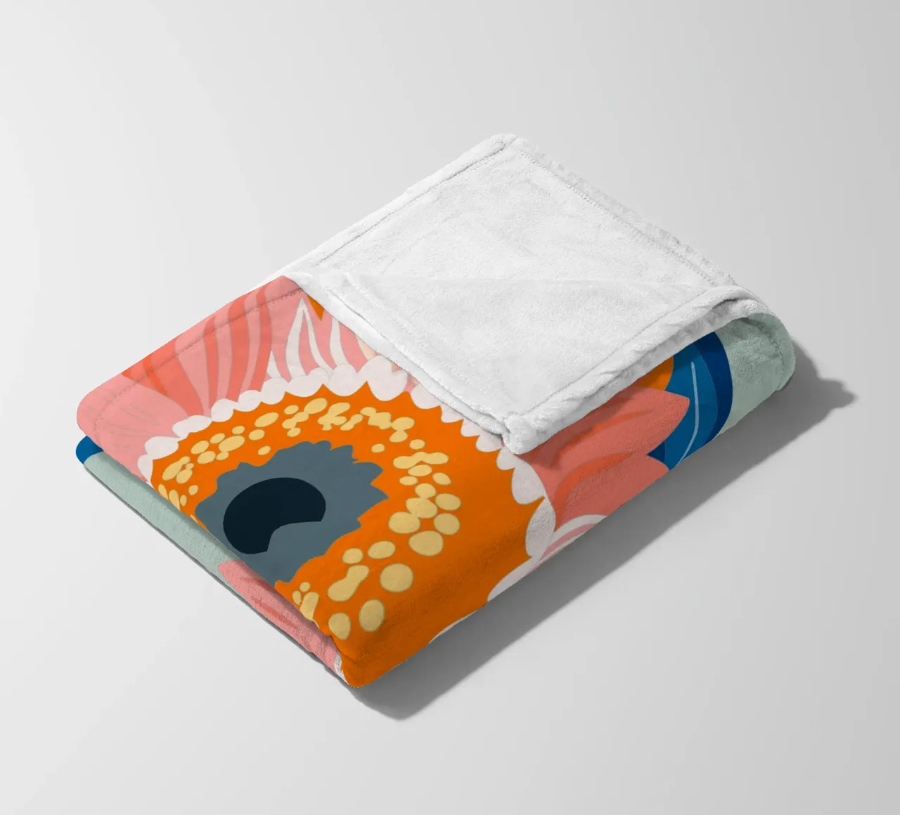 Sonnenblume Fleecedecke von HAPPY SHOP