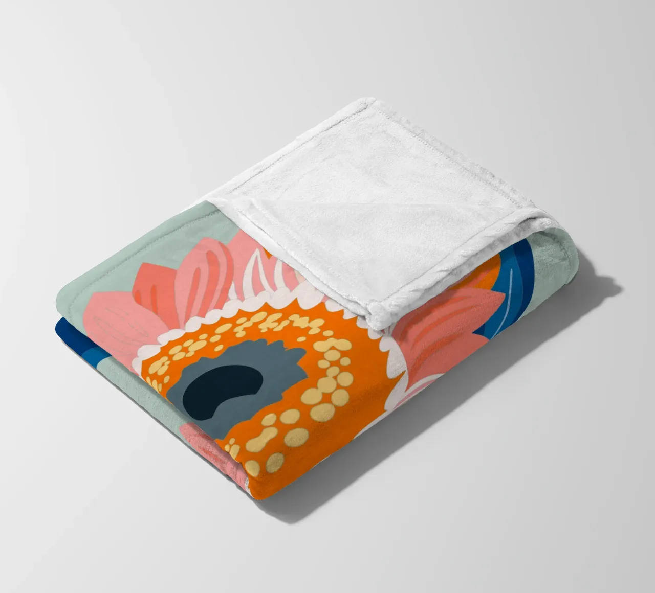 Sonnenblume Fleecedecke von HAPPY SHOP