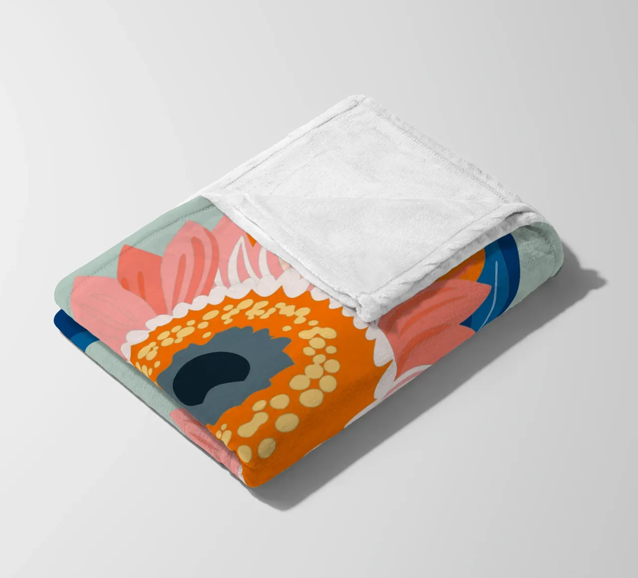 Sonnenblume Fleecedecke von HAPPY SHOP