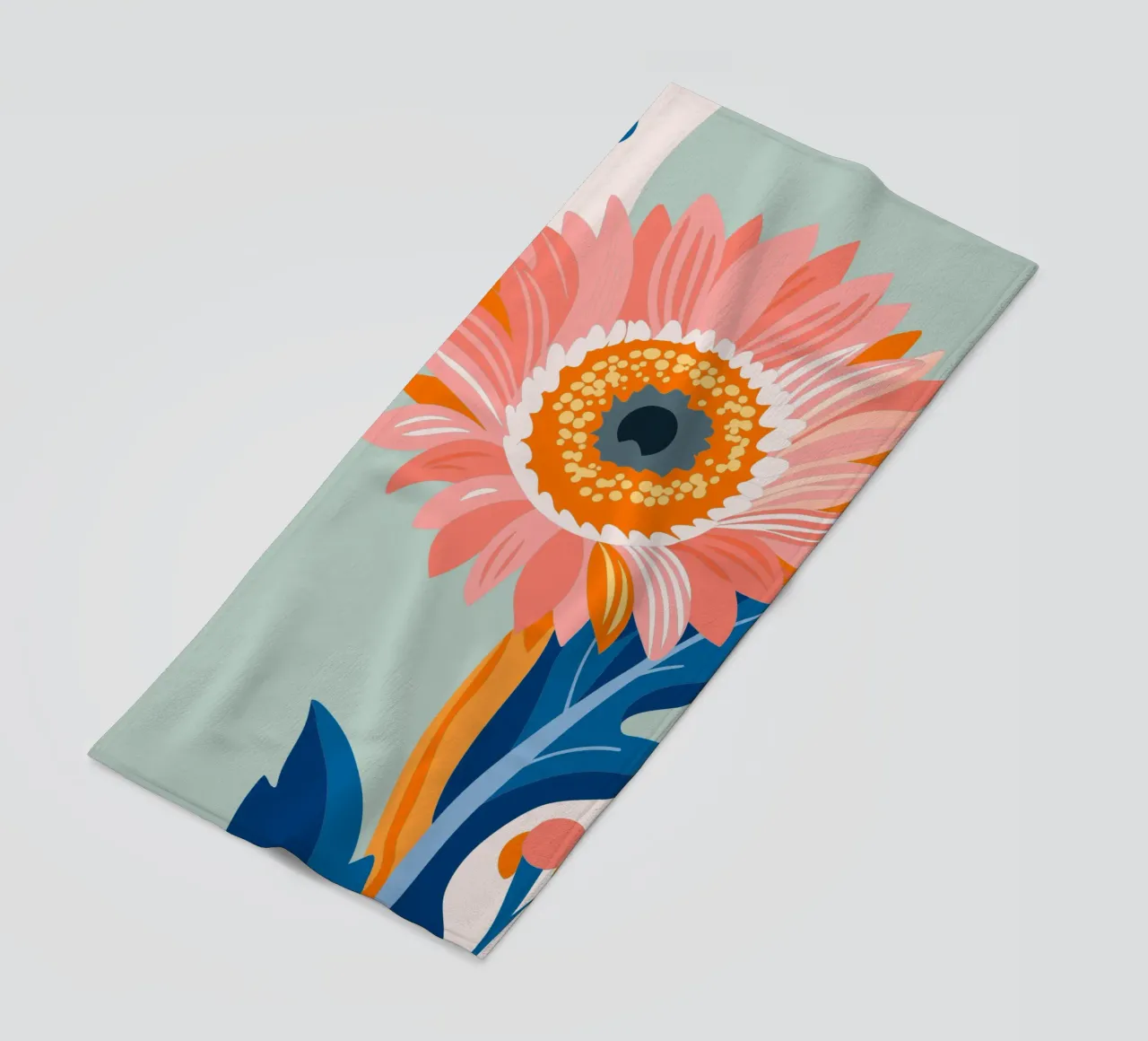 Sunflower beach towel by HAPPY SHOP
