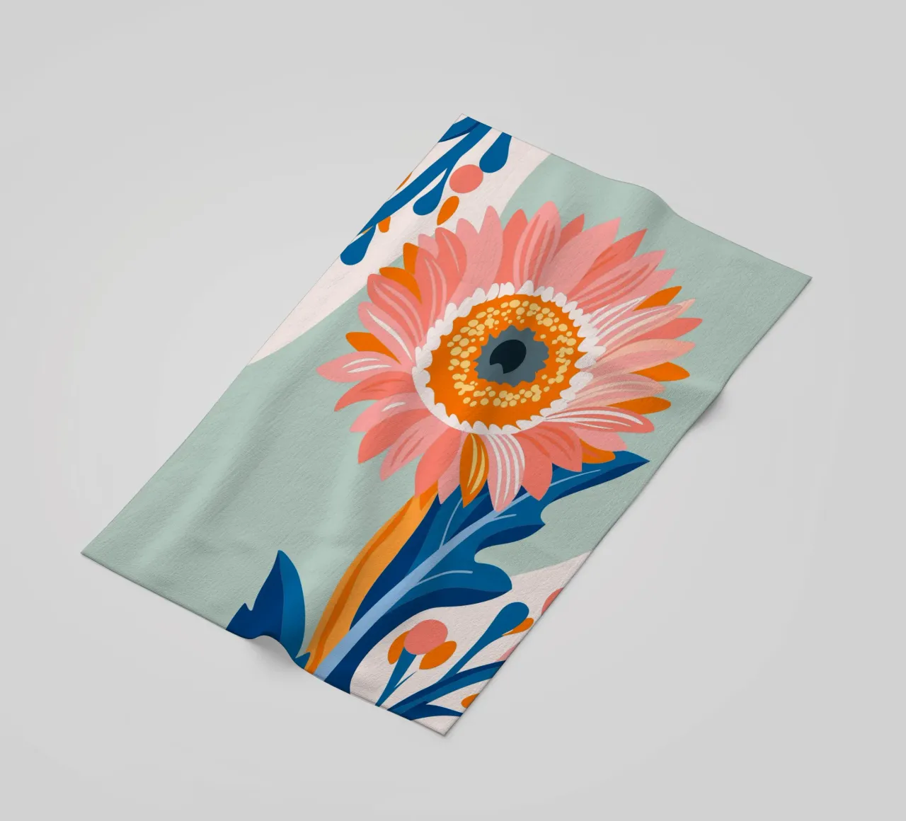 Sunflower beach towel by HAPPY SHOP