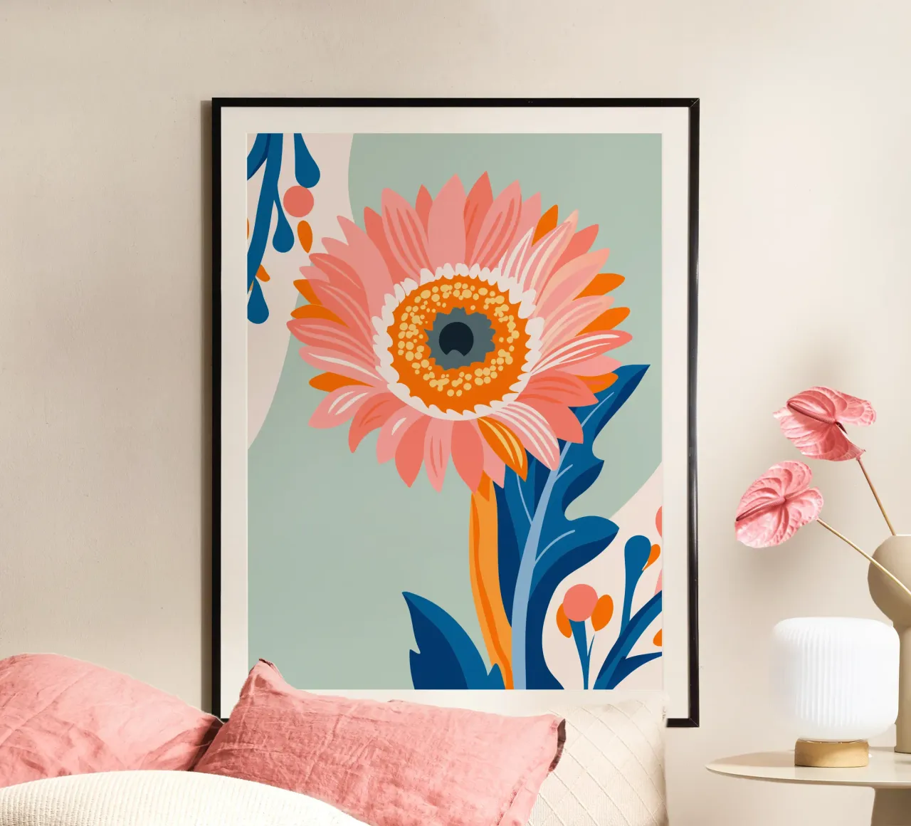 Sunflower poster by HAPPY SHOP