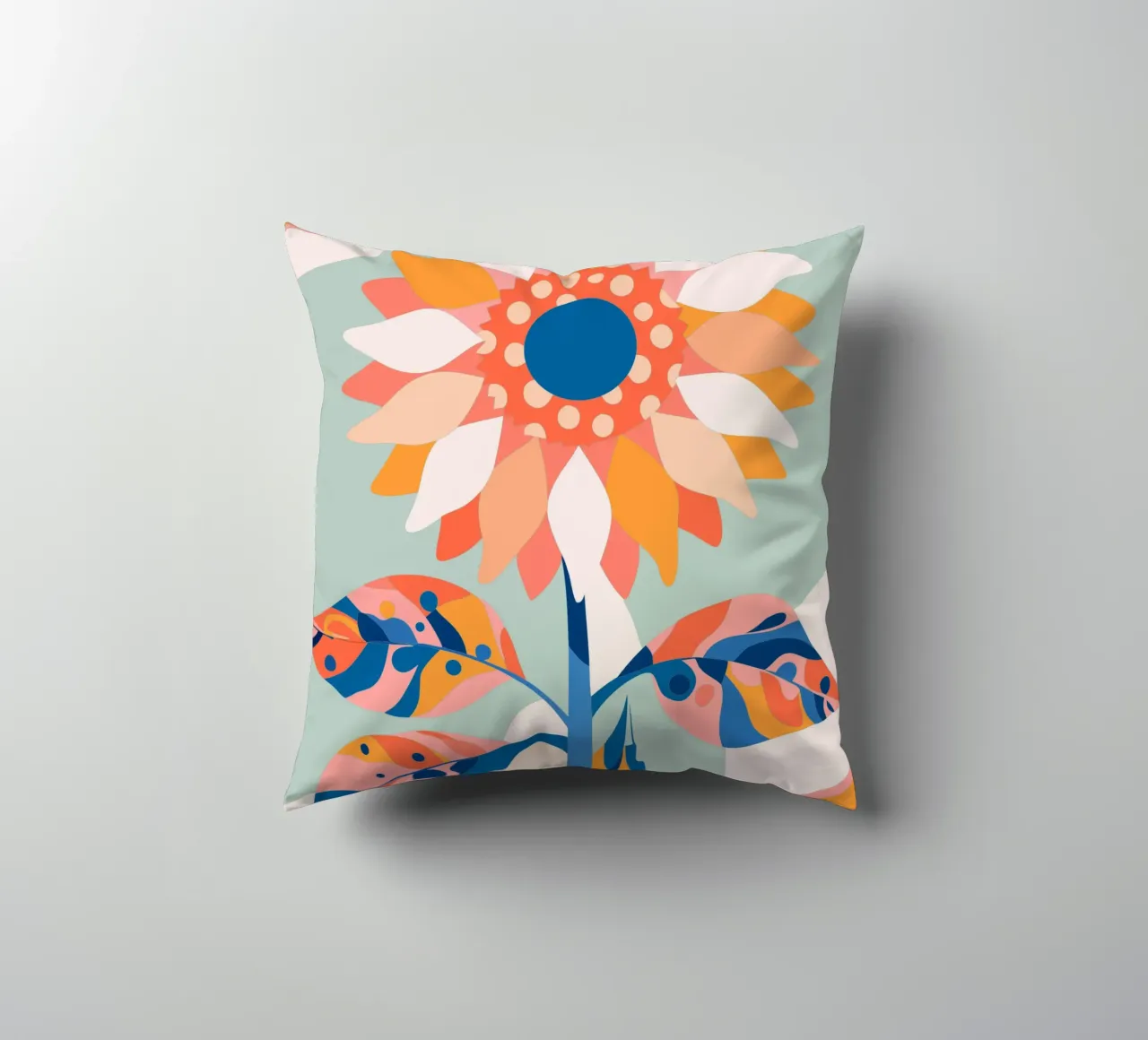 Zonnebloem kussen van HAPPY SHOP