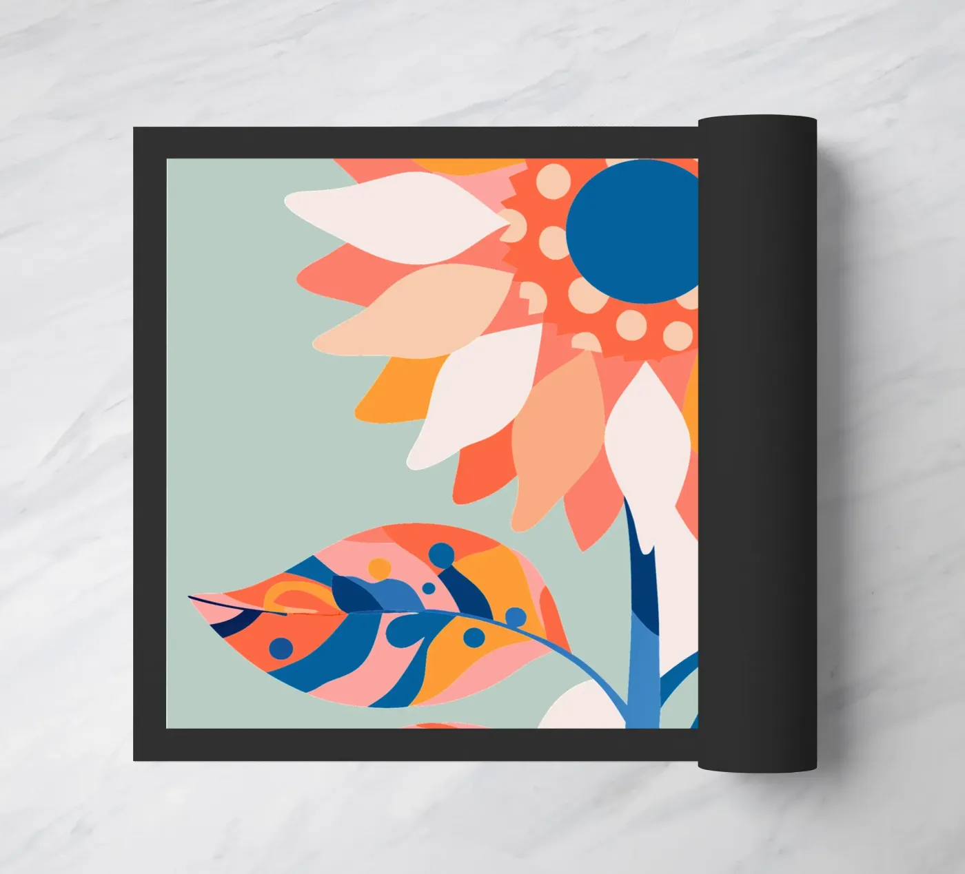 Sunflower doormat by HAPPY SHOP