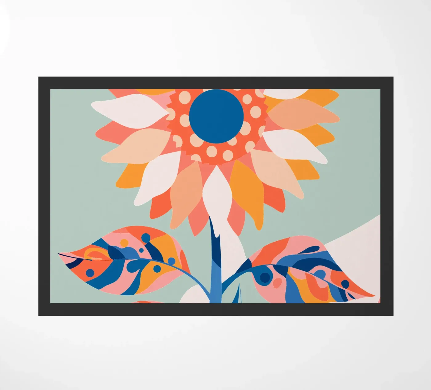 Sunflower doormat by HAPPY SHOP