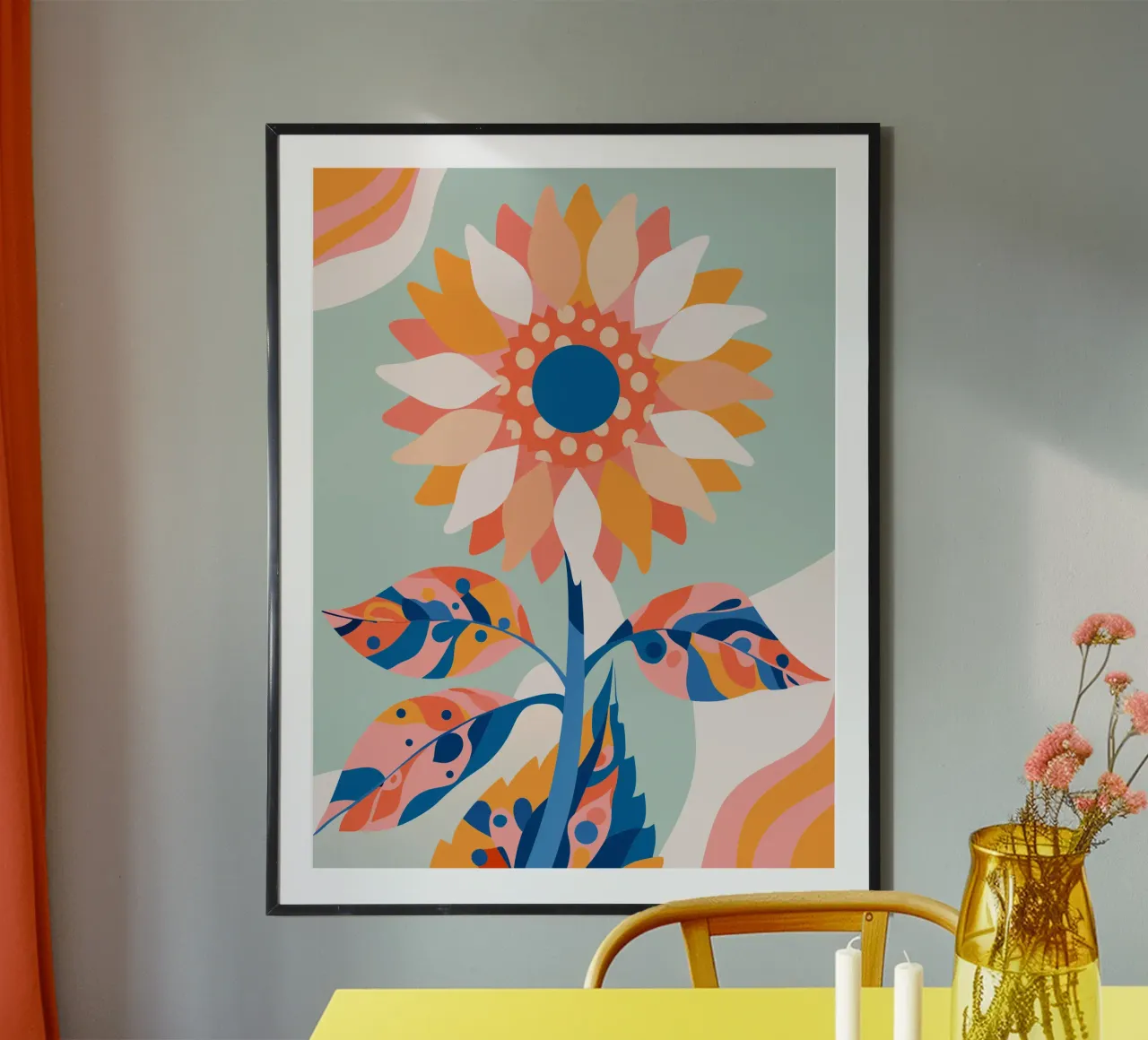 Sunflower poster by HAPPY SHOP