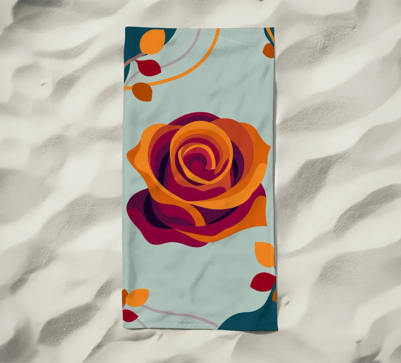 Le rose telo mare da HAPPY SHOP