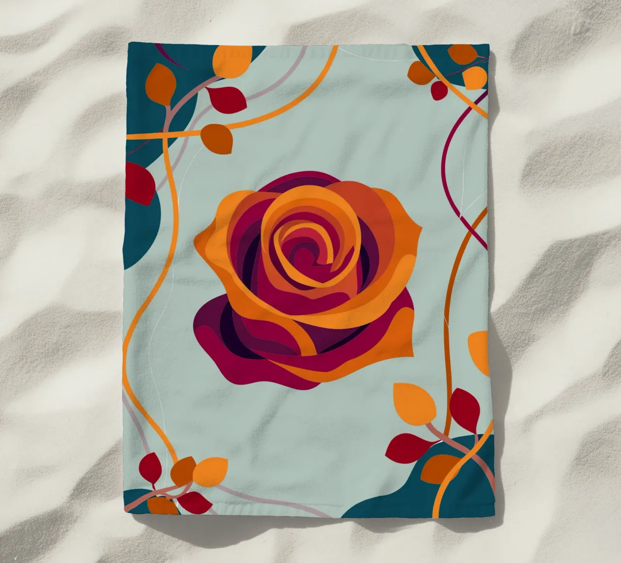 Le rose telo mare da HAPPY SHOP