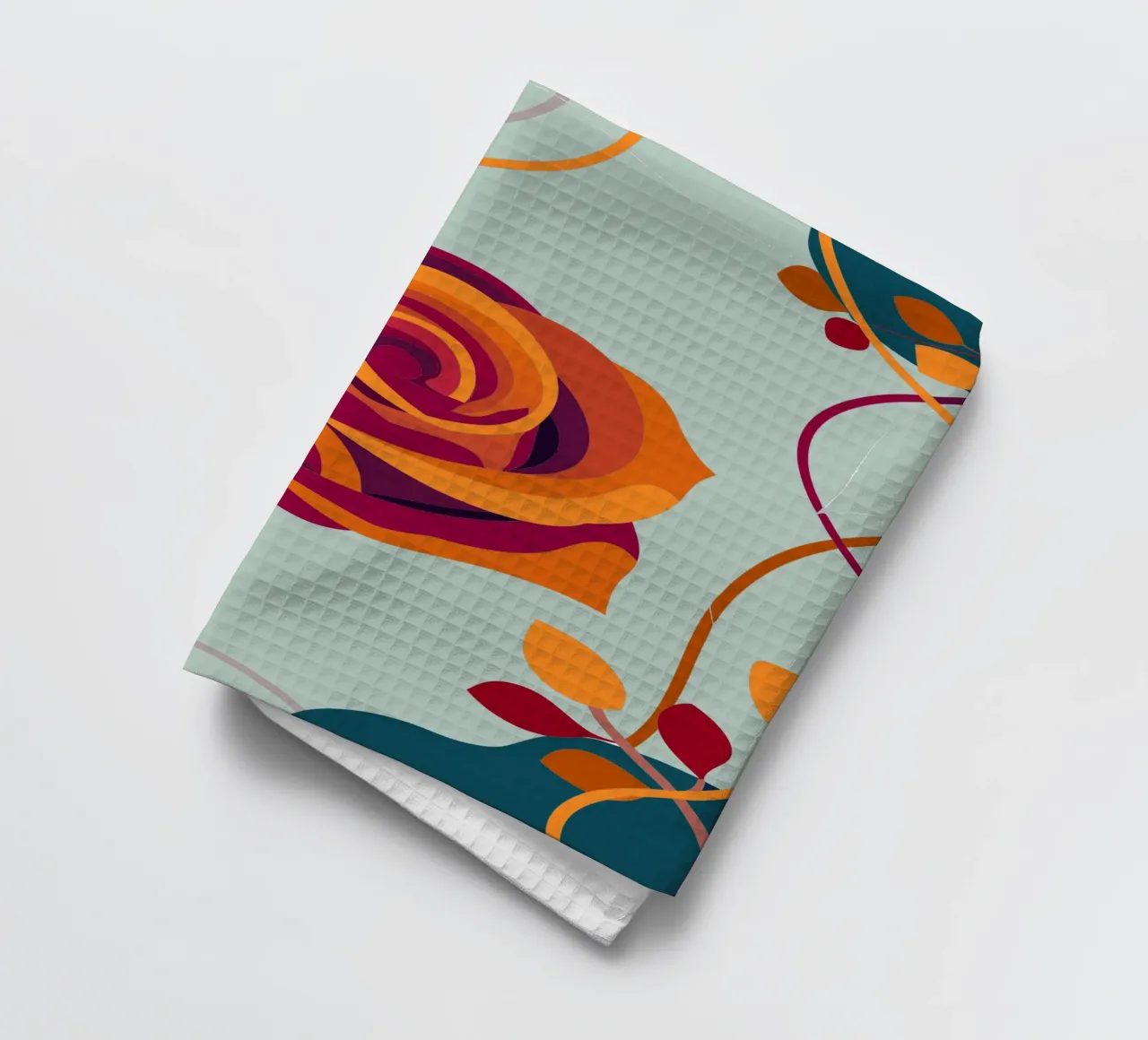 Rozen theedoek van HAPPY SHOP