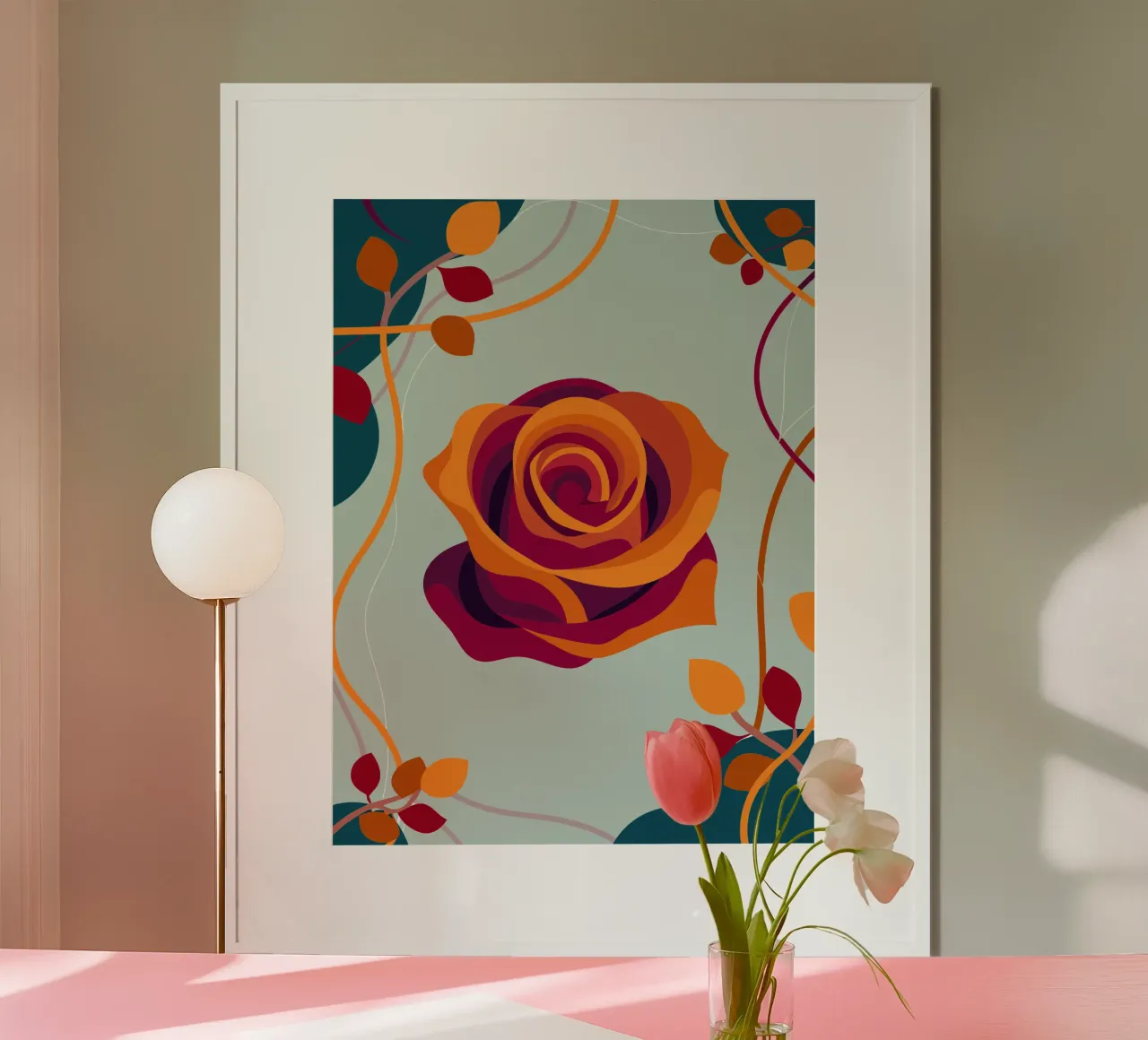 Rozen poster van HAPPY SHOP