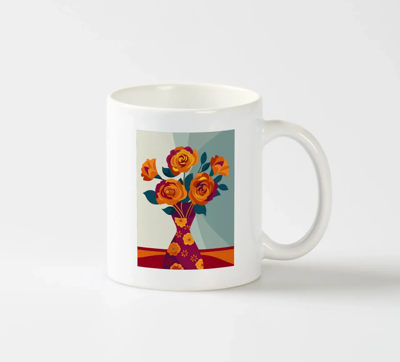 Vaso di rose tazza in ceramica da HAPPY SHOP