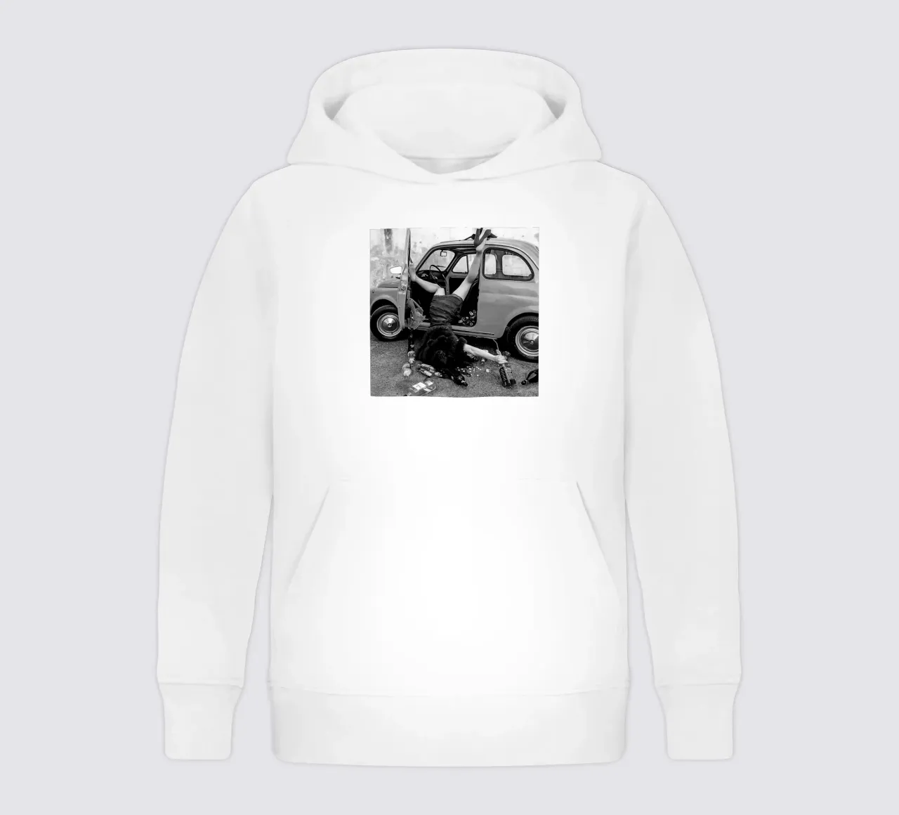 Schianto sull'auto felpa bambino con cappuccio da glover studio