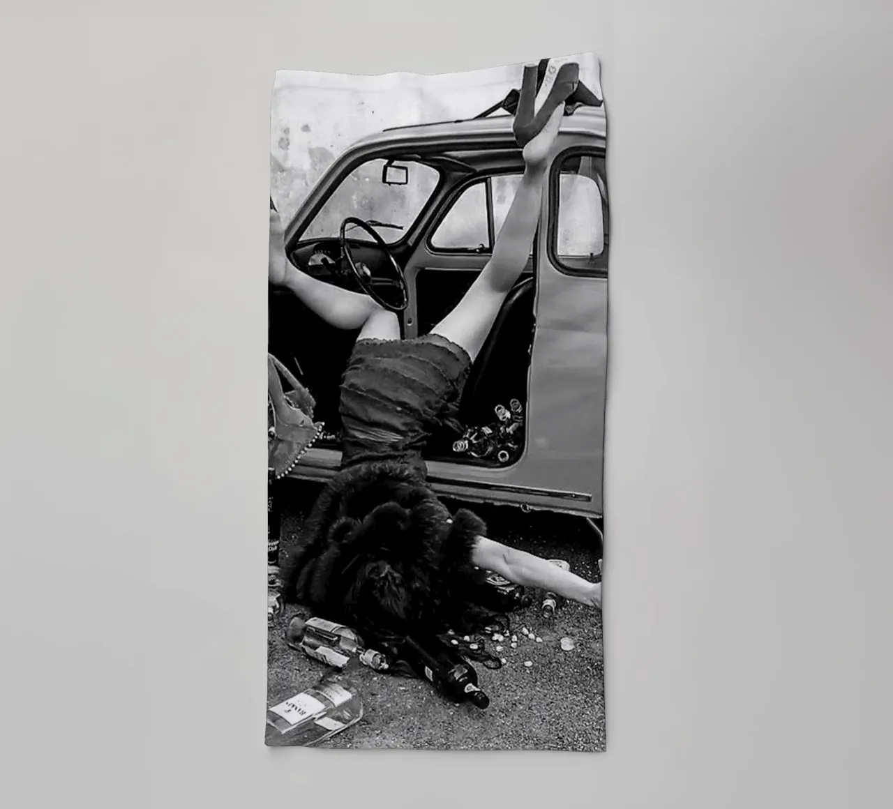 Schianto sull'auto asciugamano da bagno da glover studio
