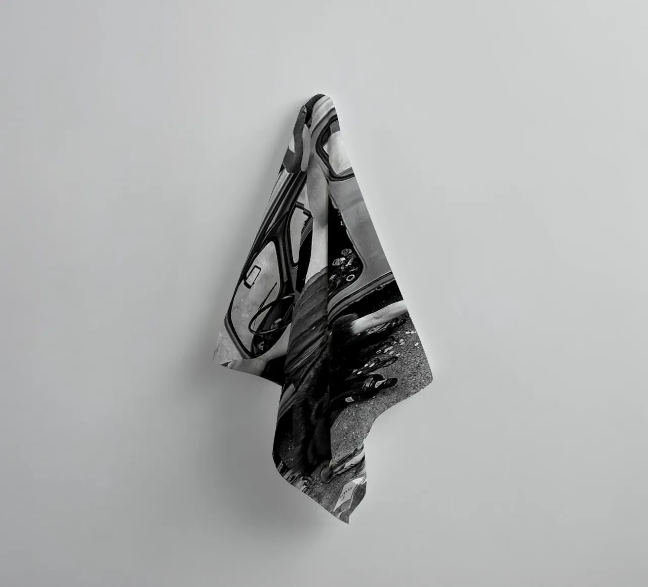 Schianto sull'auto asciugamano da bagno da glover studio