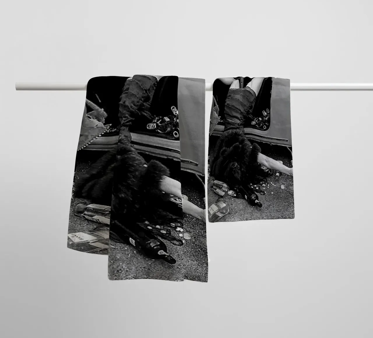 Schianto sull'auto asciugamano da bagno da glover studio