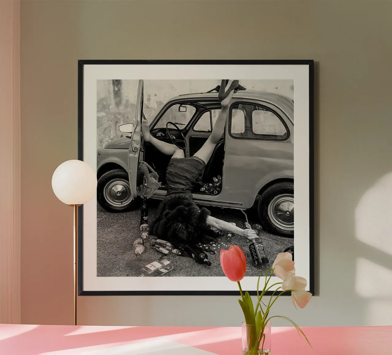 Schianto sull'auto carta hahnemühle da glover studio