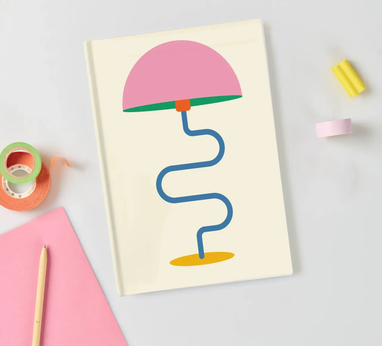 Lamp Minimalist Calm notebook by galihstudio