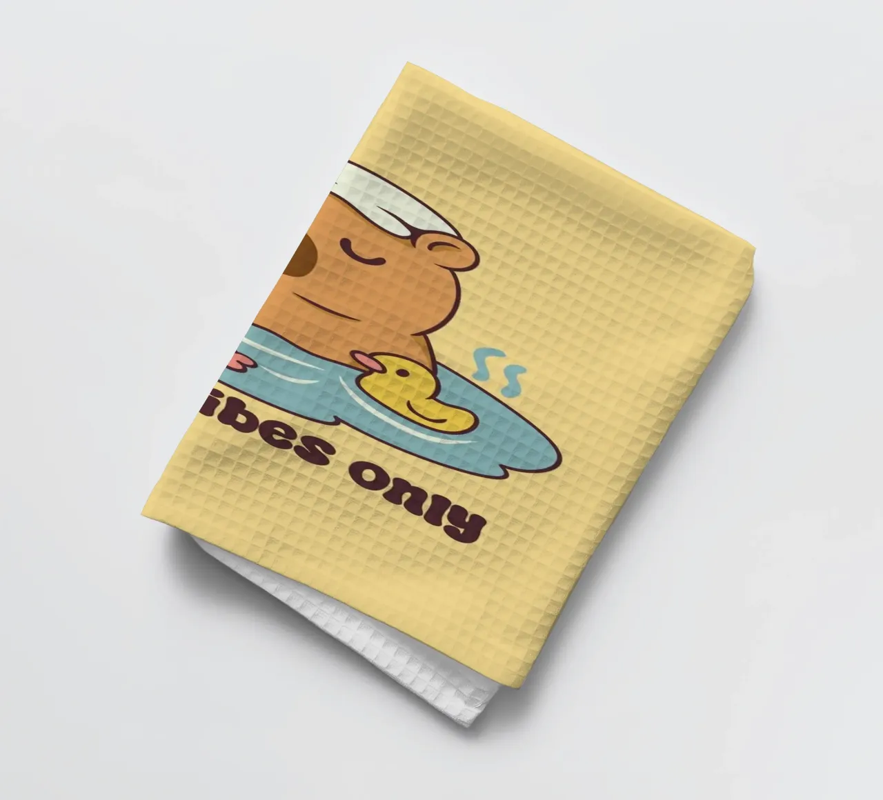 Onsen Vibes Only torchon de Loobs