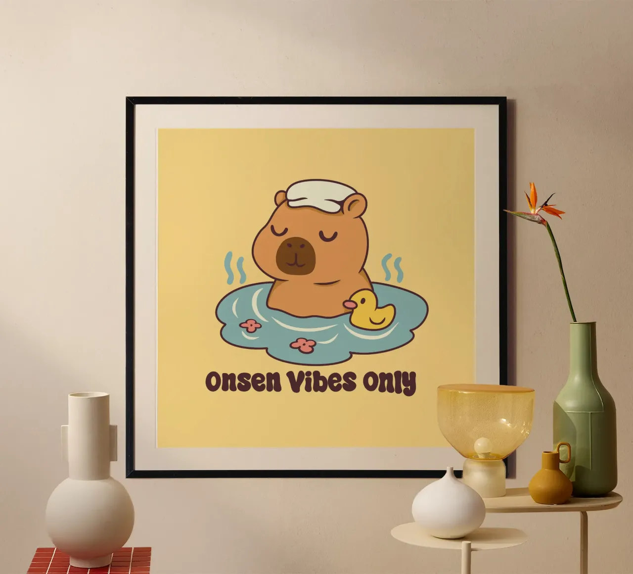 Nur Onsen Vibes Hahnemühle von Loobs