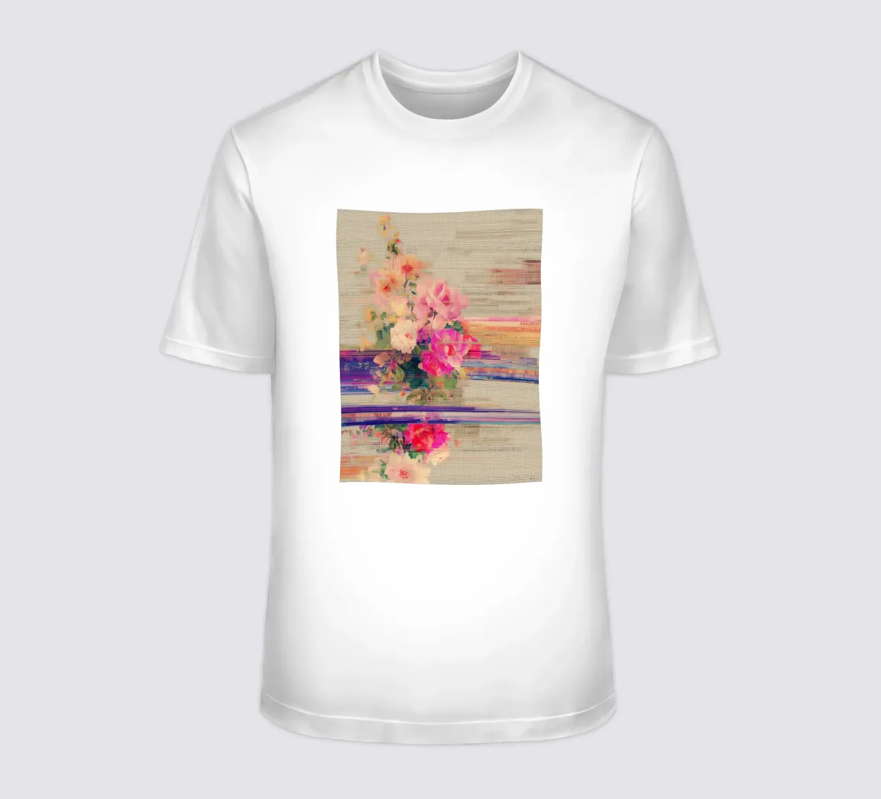 Splendore botanico a righe t-shirt da Carinaprint