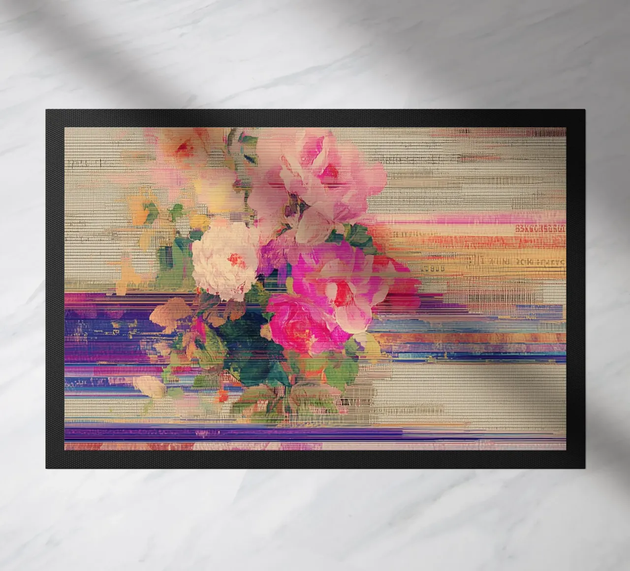 Splendore botanico a righe zerbino da Carinaprint