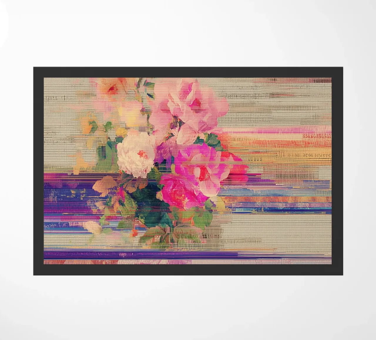 Splendore botanico a righe zerbino da Carinaprint