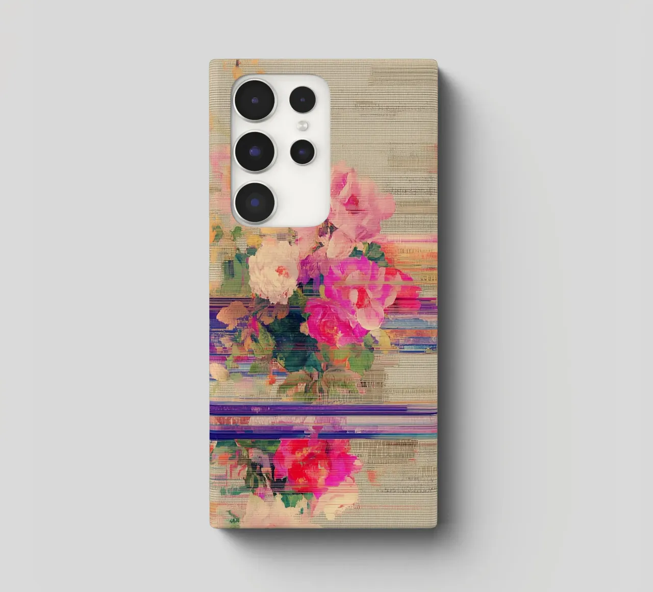 Splendore botanico a righe cover samsung da Carinaprint