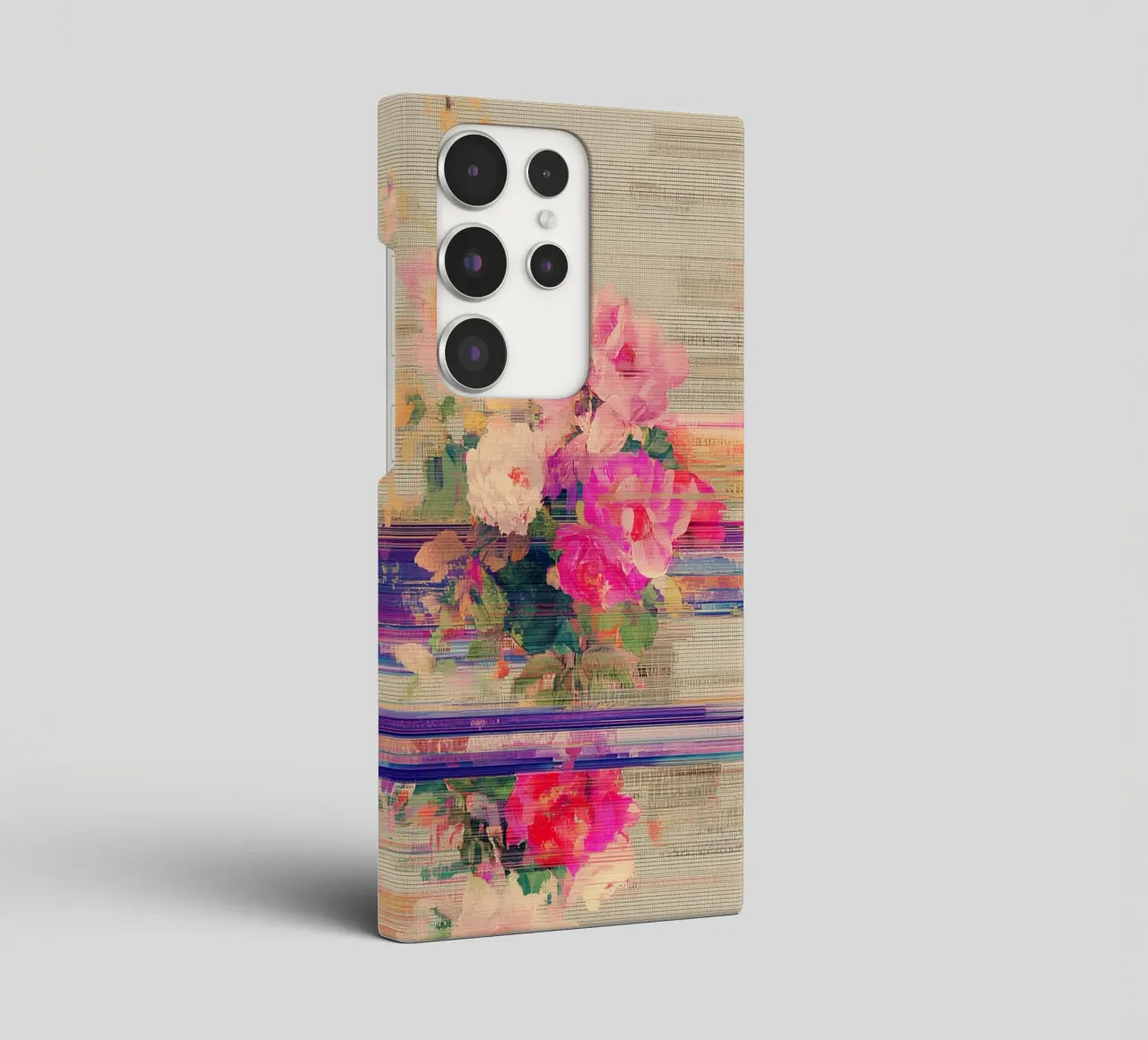 Splendore botanico a righe cover samsung da Carinaprint