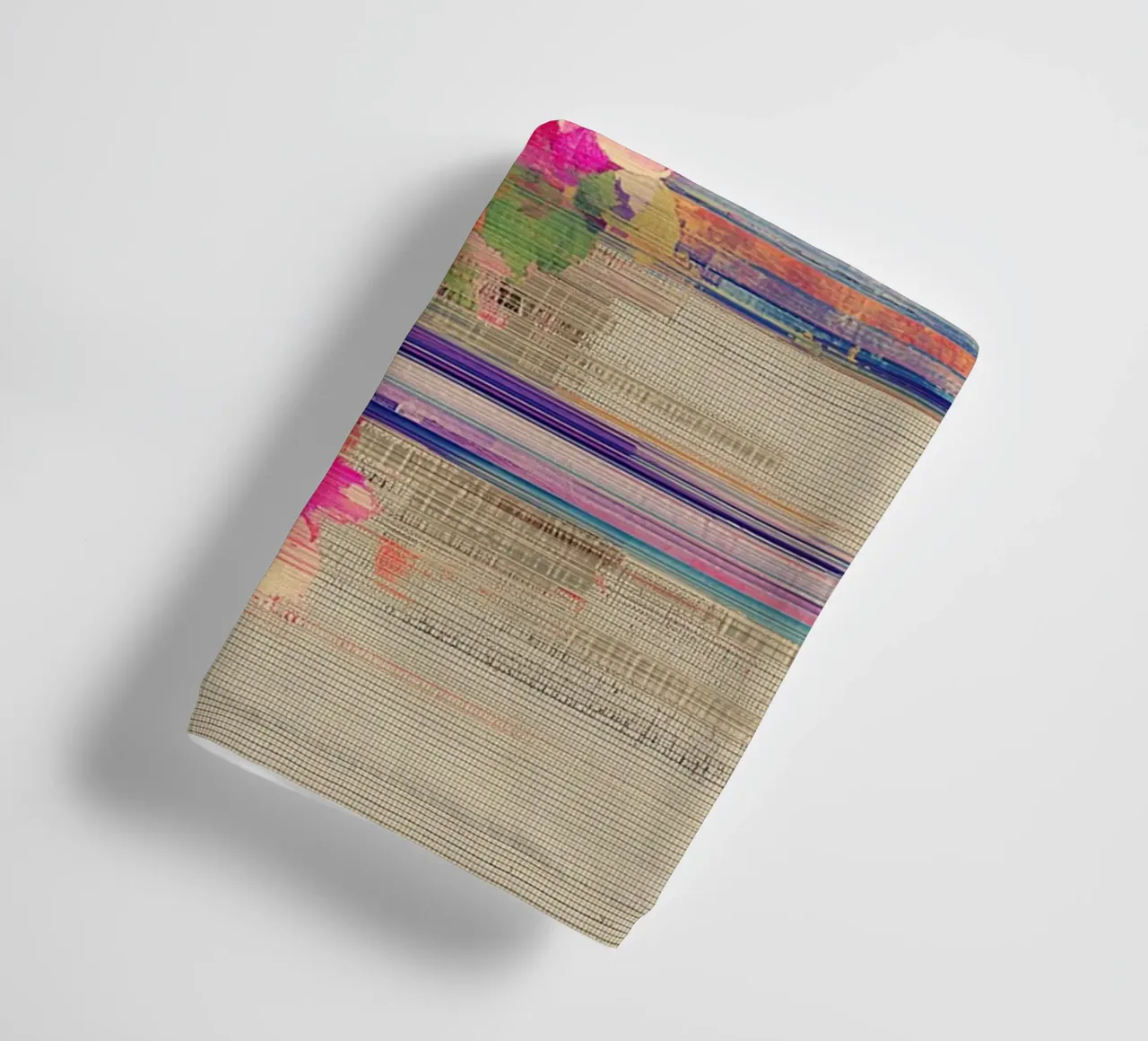 Splendore botanico a righe asciugamano da bagno da Carinaprint