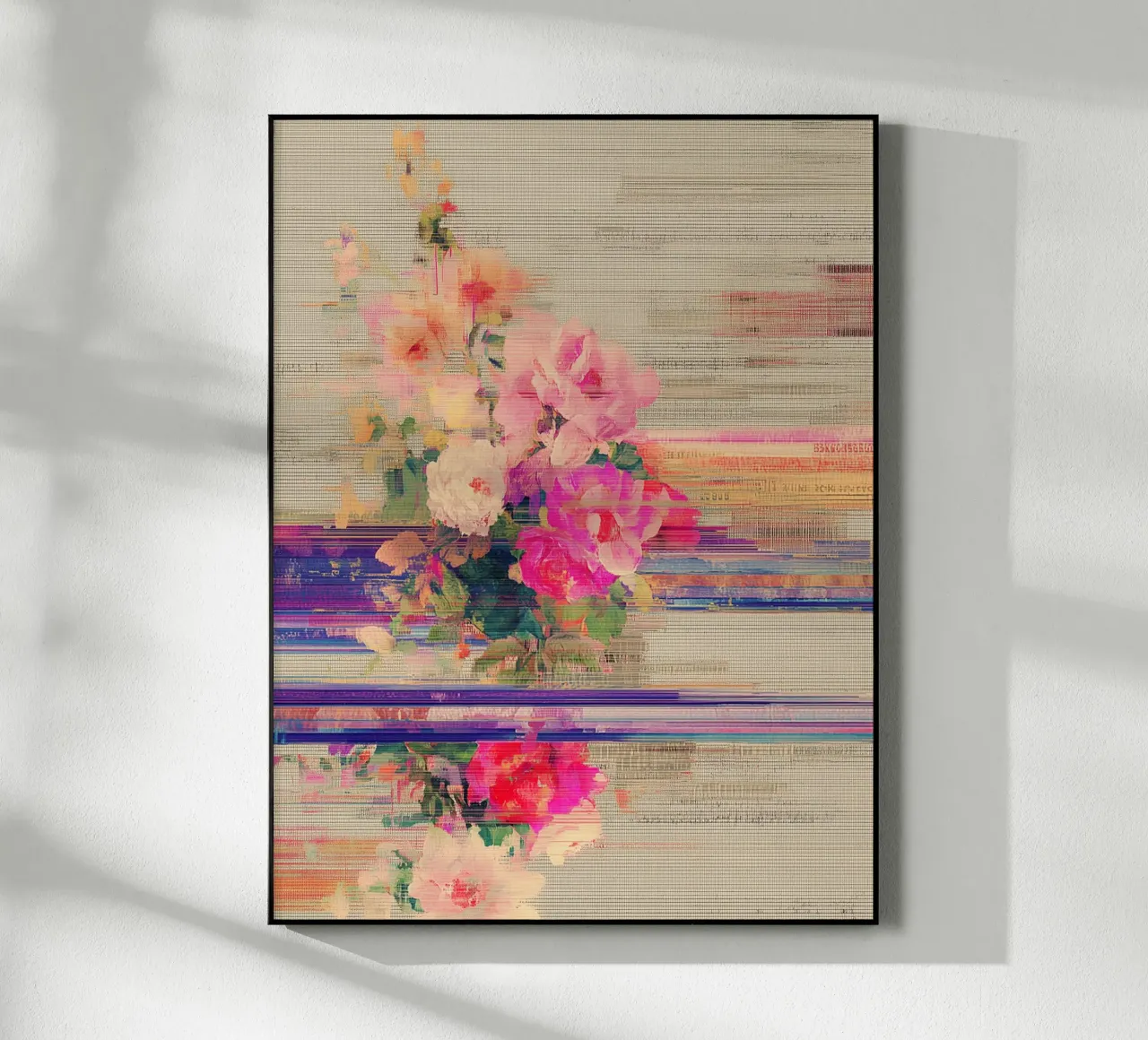 Splendore botanico a righe plexiglass da Carinaprint