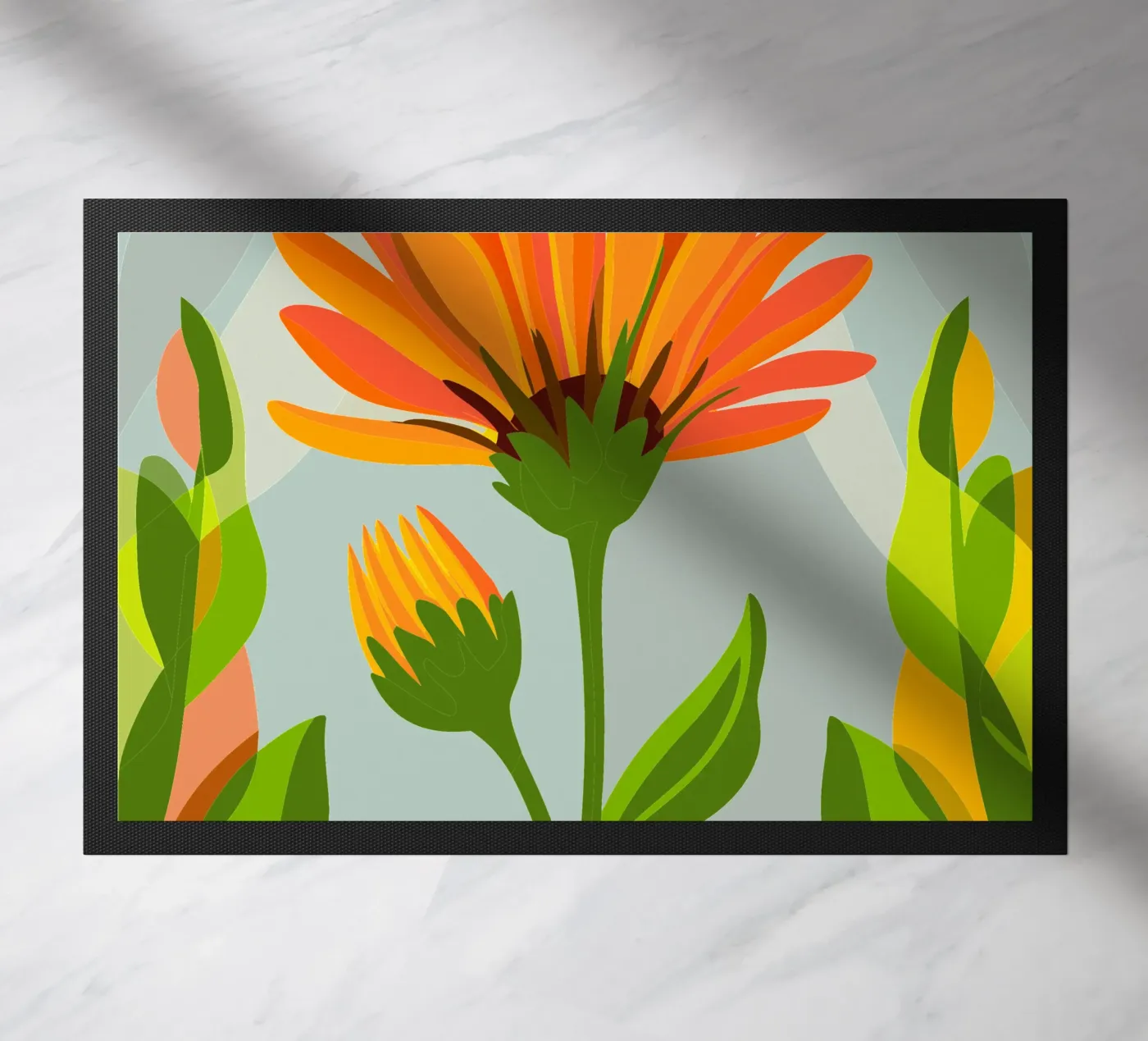 Chrysanthème paillasson de HAPPY SHOP