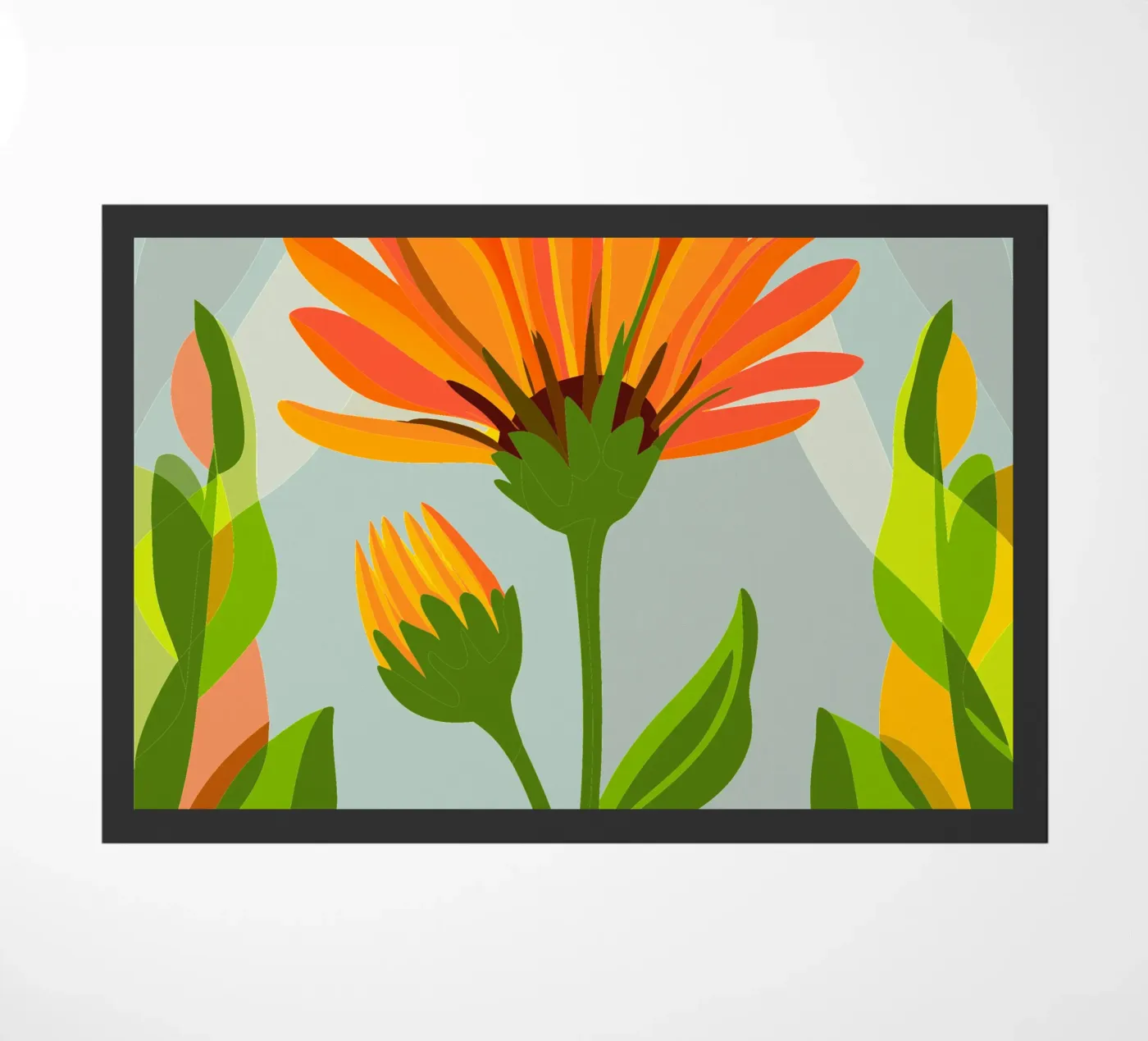 Chrysanthème paillasson de HAPPY SHOP