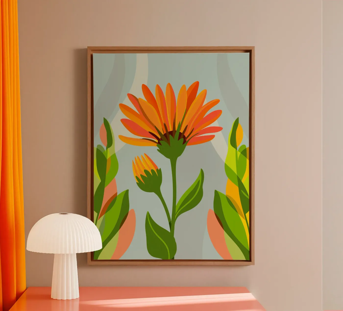 Crisantemo tela da HAPPY SHOP