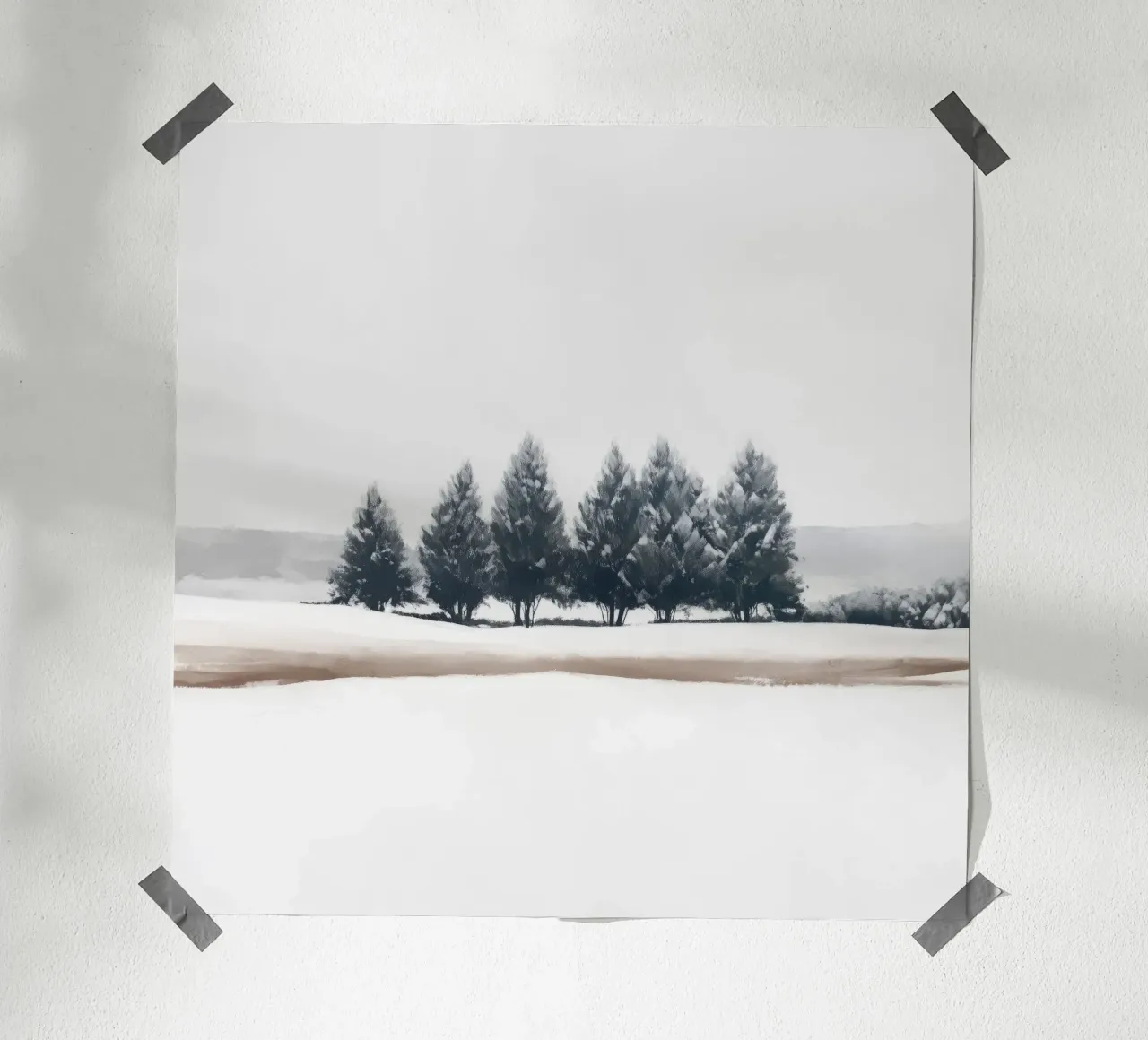 Whispers in the Snow carta hahnemühle da Dune