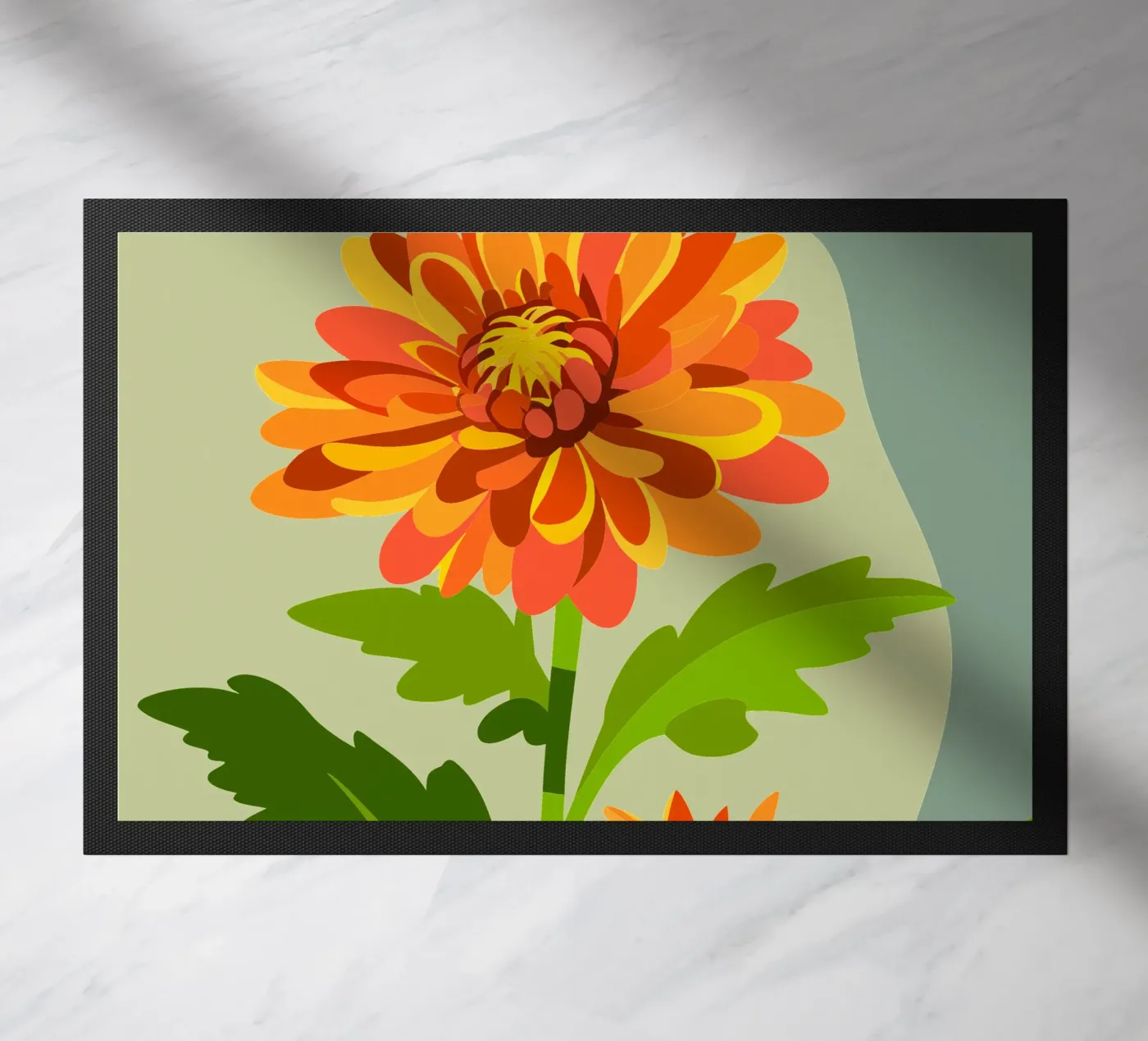 Chrysant deurmat van HAPPY SHOP