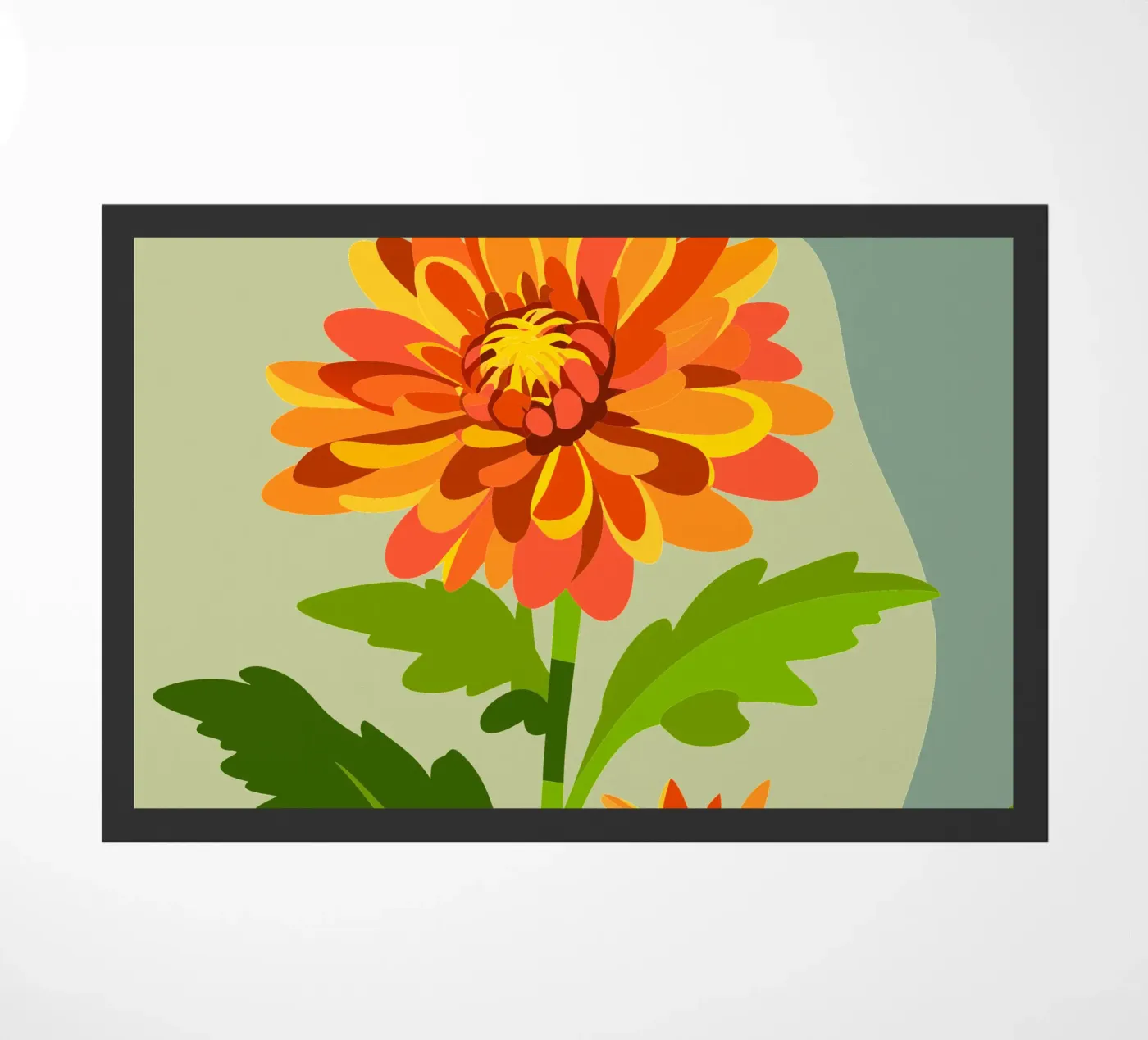 Chrysant deurmat van HAPPY SHOP