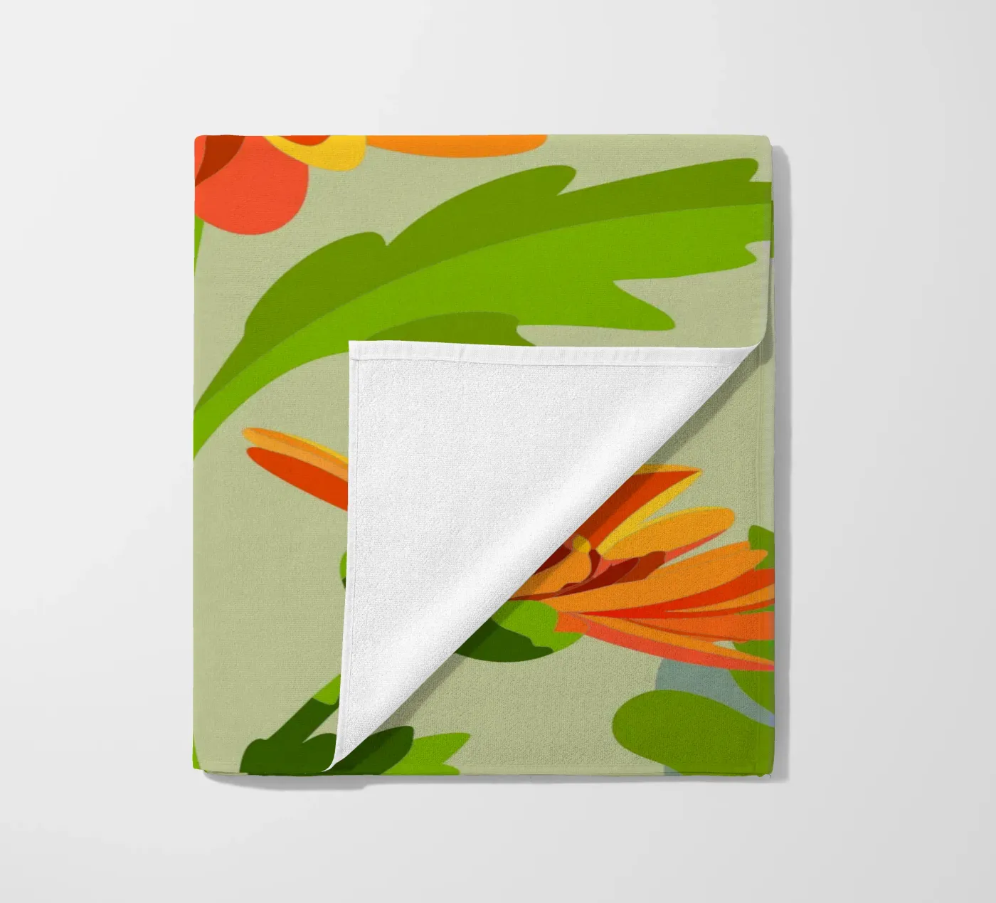 Chrysantheme Strandtuch von HAPPY SHOP