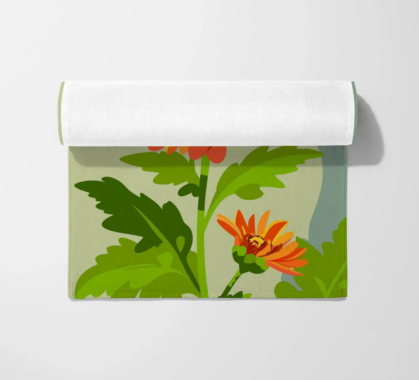 Chrysantheme Strandtuch von HAPPY SHOP
