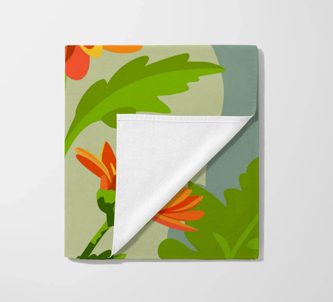 Chrysantheme Strandtuch von HAPPY SHOP
