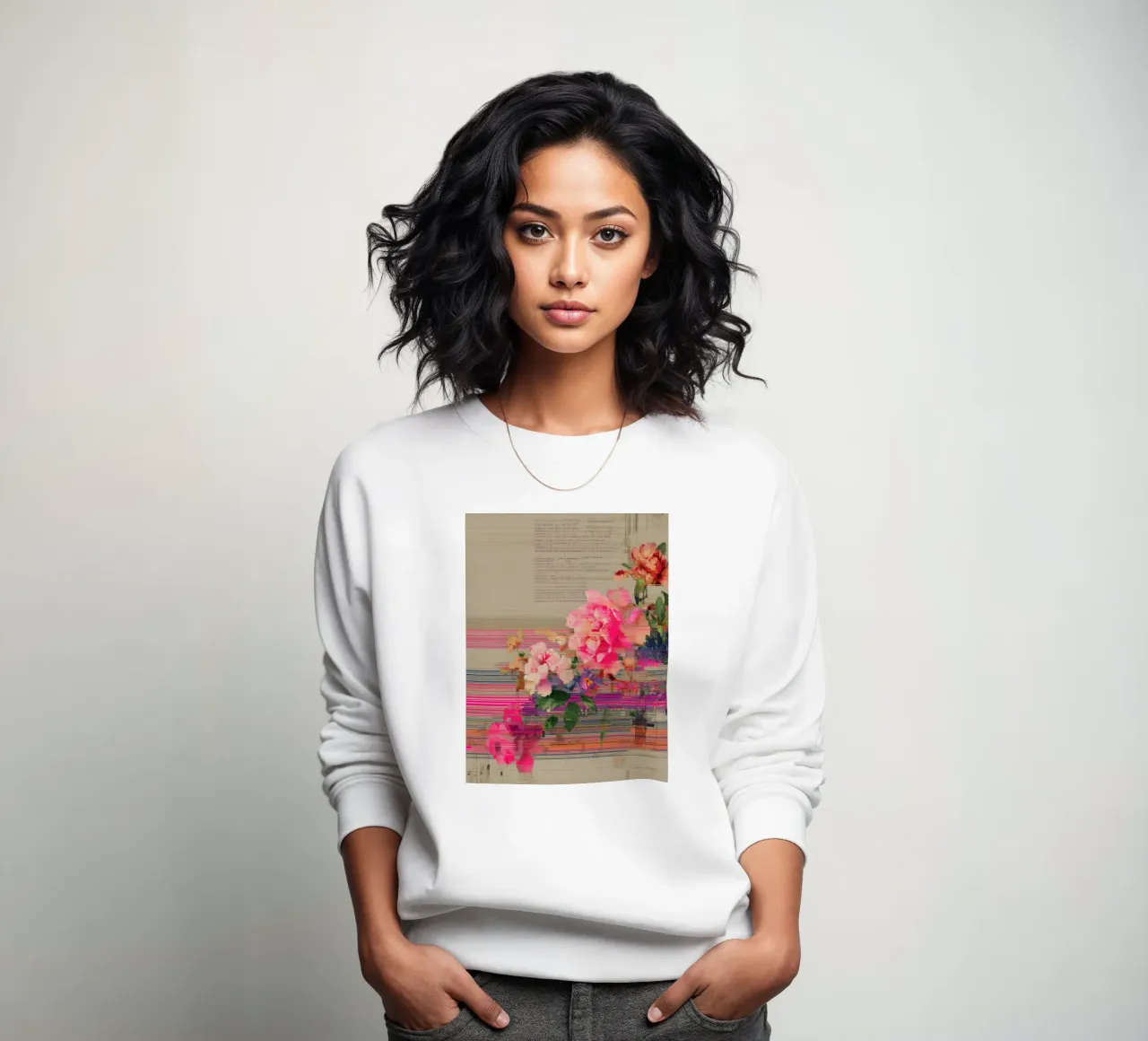 Fiori freschi: un'esplosione di colore felpa da Carinaprint