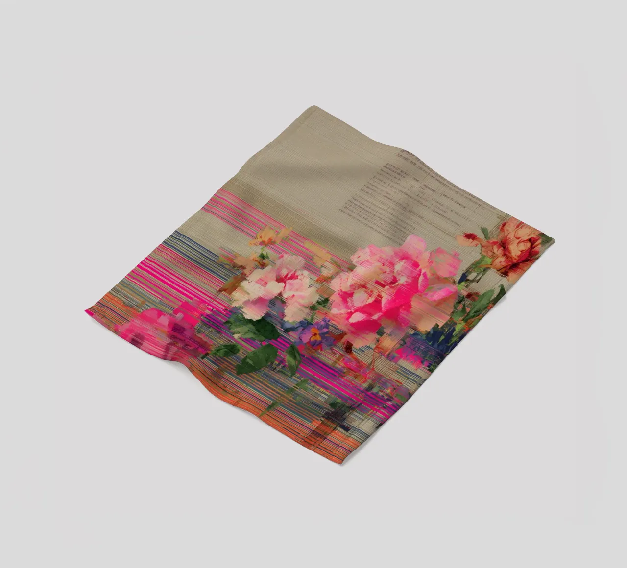 Fiori freschi: un'esplosione di colore coperta in pile da Carinaprint